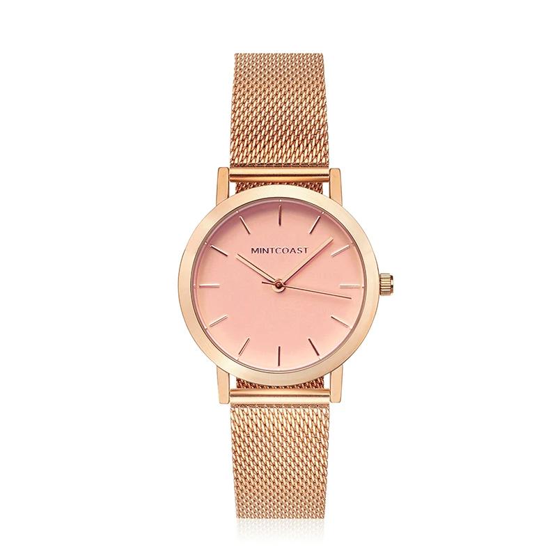 relojes de correa, reloj metalico, reloj acero inoxidable, watches stanless steel, relojes, accesorios de moda, Mintcoast, reloj melocotón