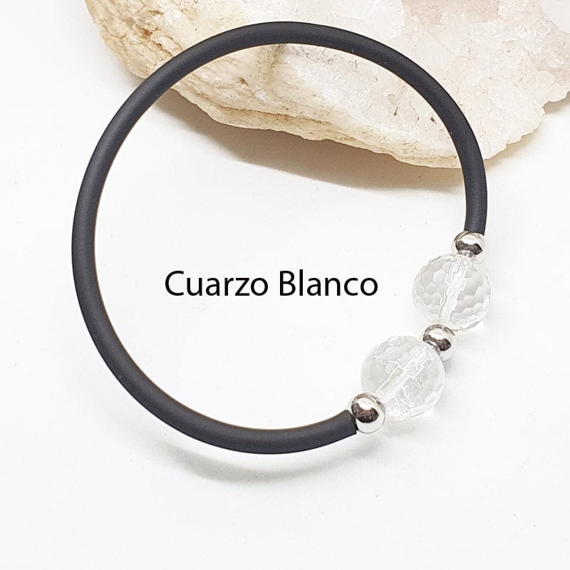 pulseas, pulseras con minerales, minerales naturales, piedras naturales, piedras preciosas, pulseras elasticas, joyas artesanas, esoterismo, piedras magicas, joyas online, cuarzo blanco