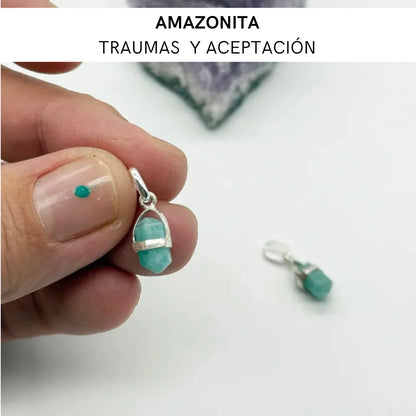 Colgante mini punta de Amazonita