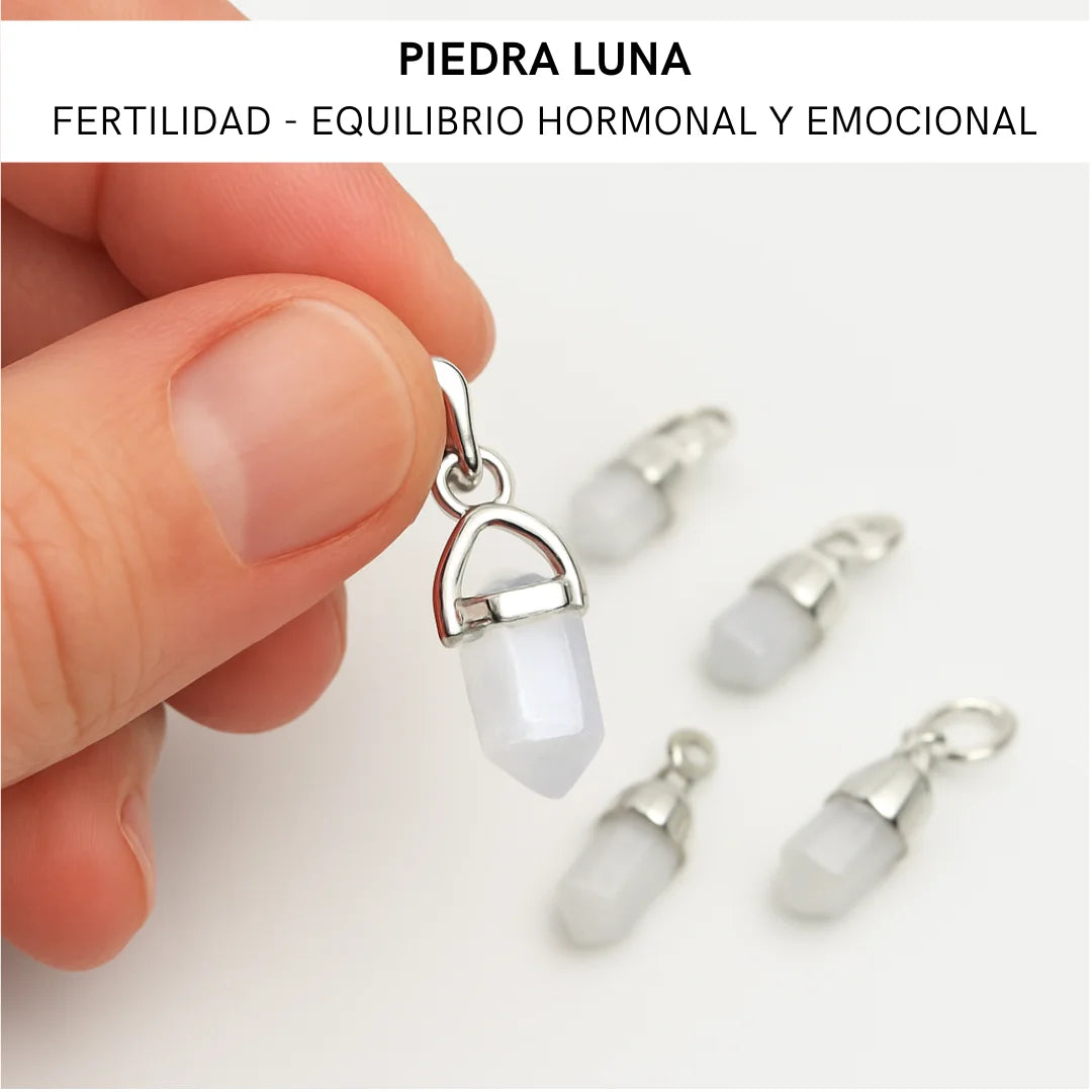 colgante mini punta Piedra Luna