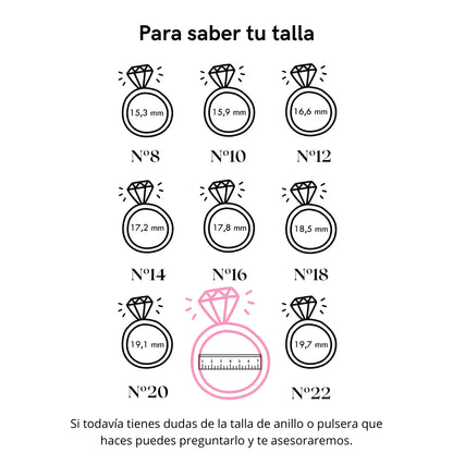 Anillo de plata con Mineral en Bruto