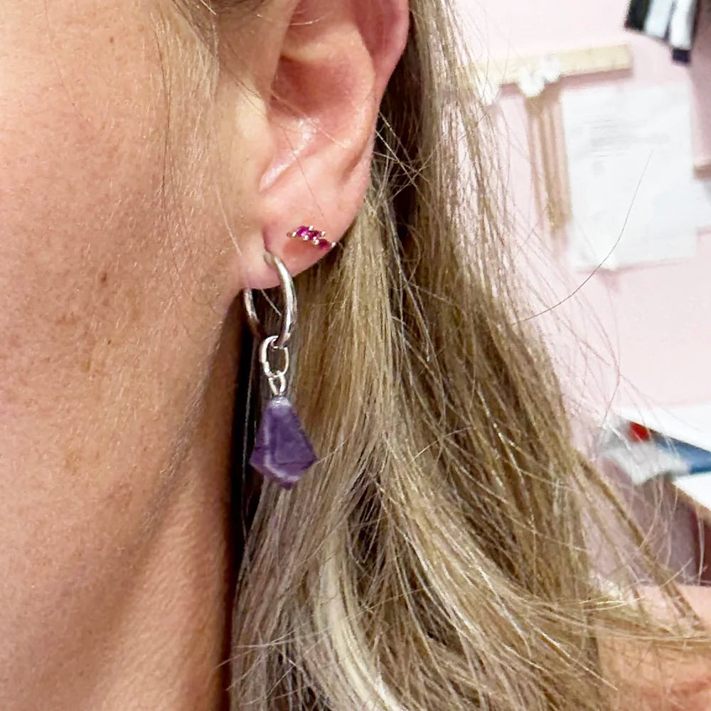 Pendientes Péndulo de Cuarzo