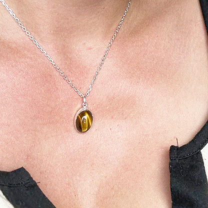 Colgante Ojo de Tigre para protección o Mal de ojo
