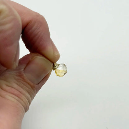 Colgante mini Lágrima de Citrino