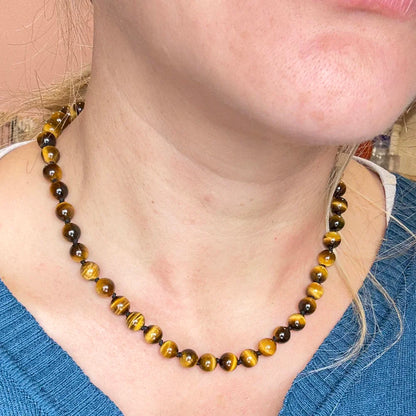 Collar Ojo de Tigre para protección