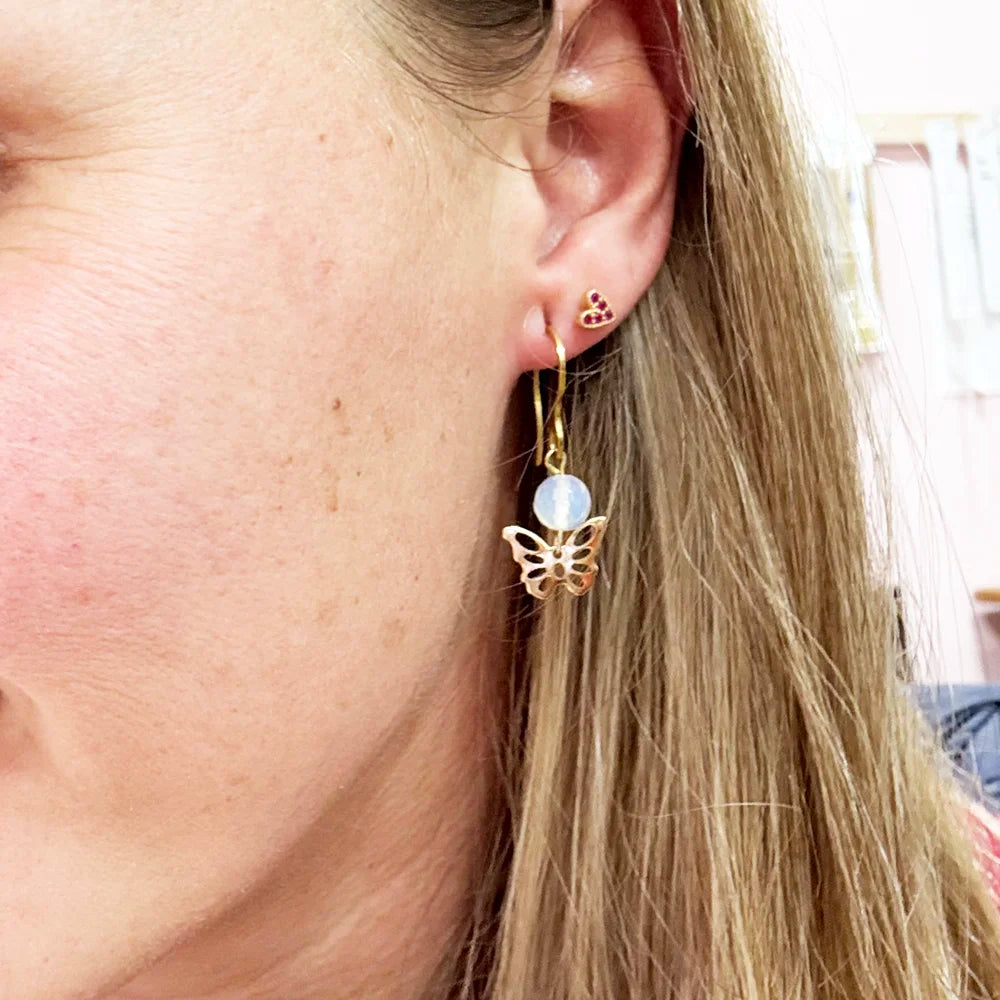 Pendientes Mariposa y Mineral