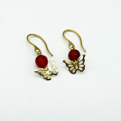 Pendientes Mariposa y Mineral