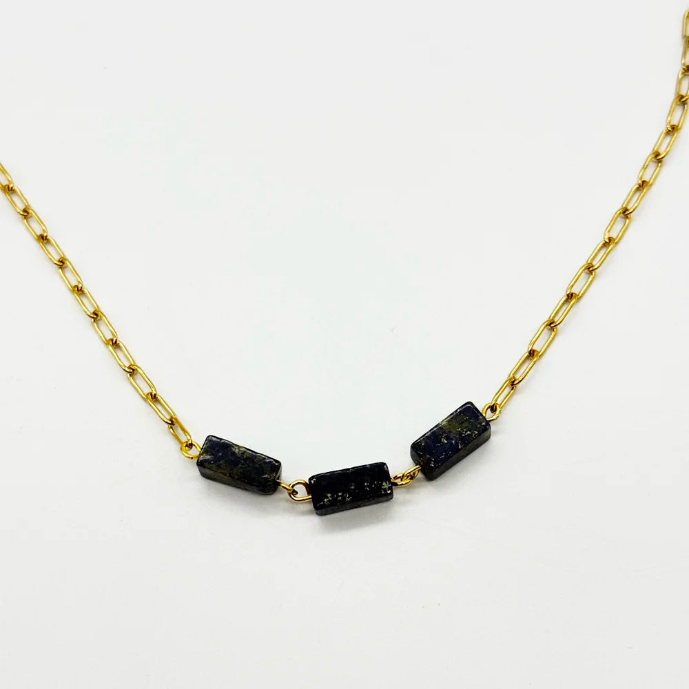 Collar Tres Minerales | Calma, Comunicación e Intuición