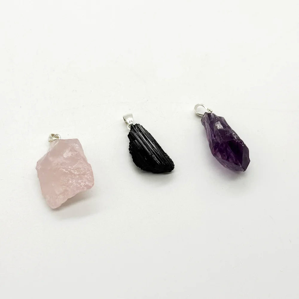 Colgante Mineral en bruto | Protrección - Fuerza - Amor