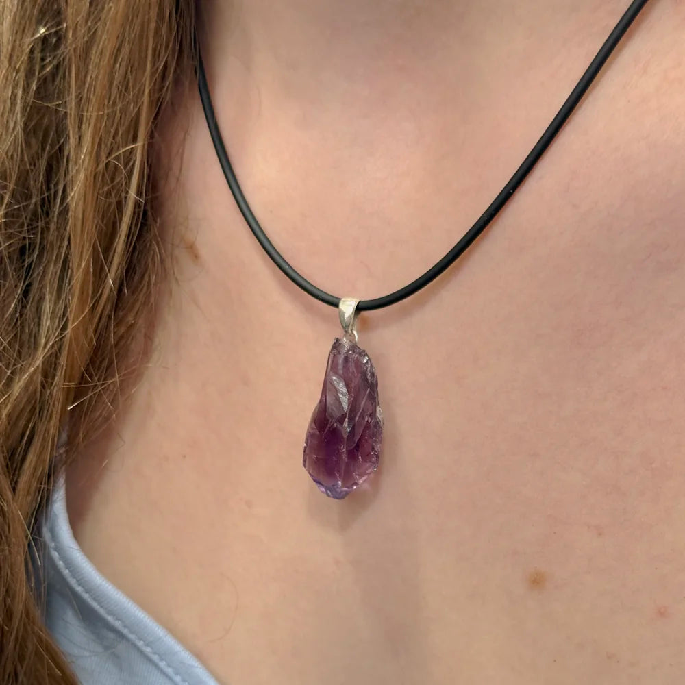 Colgante Mineral en bruto | Protrección - Fuerza - Amor