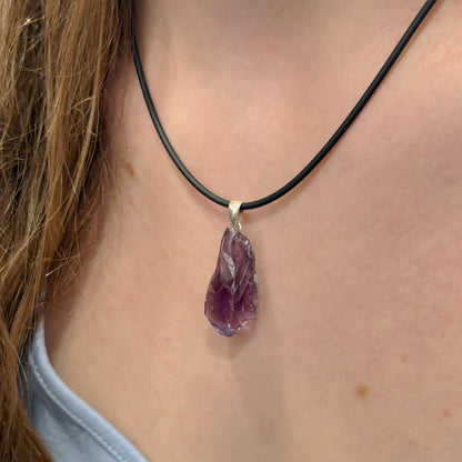 Colgante Mineral en bruto | Protrección - Fuerza - Amor