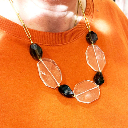 Collar único de Cuarzos | Fuerza y Protección