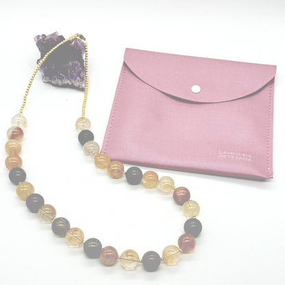 Collar Cuarzo rutilado | Equilibrio y protección