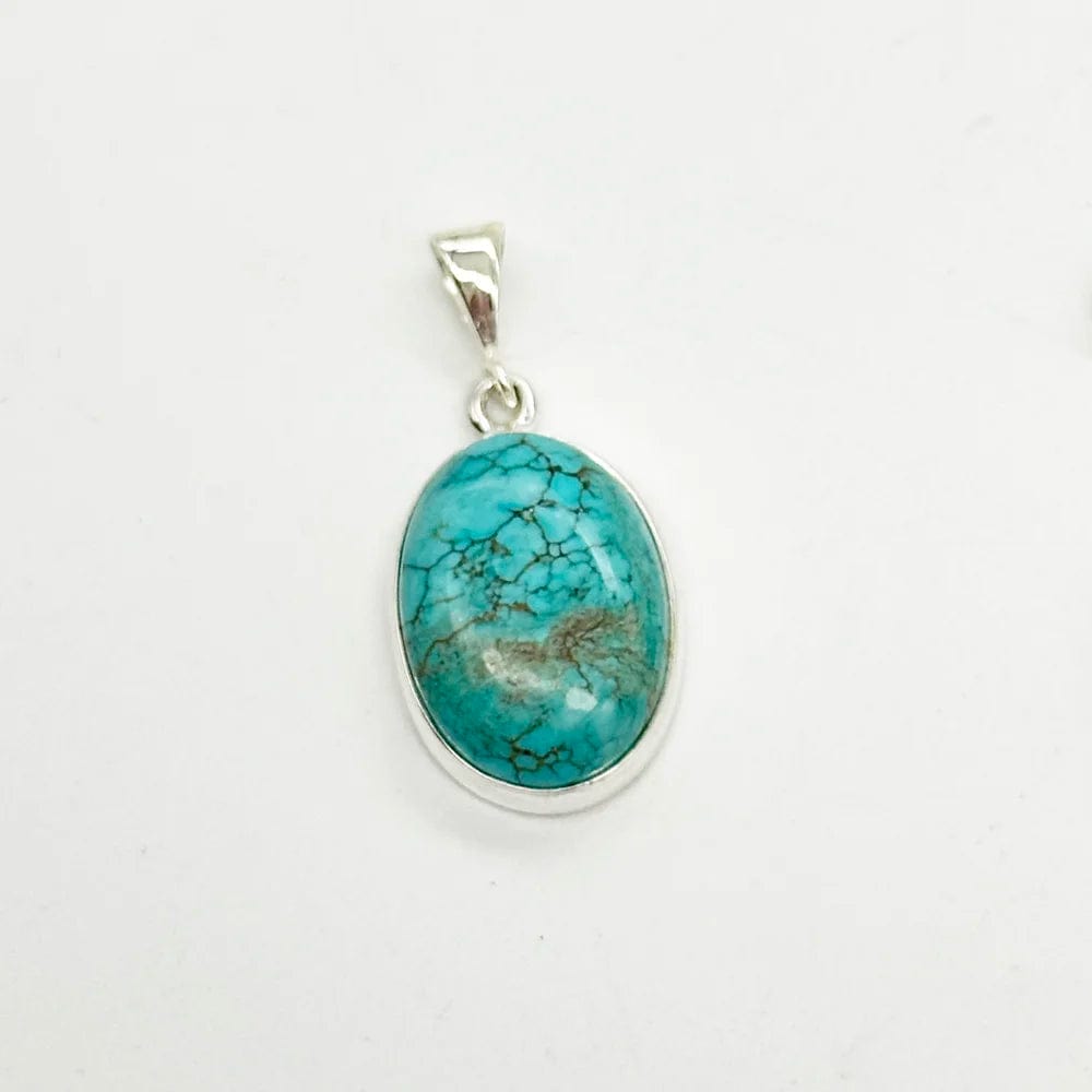 Silver pendant with Turquoise