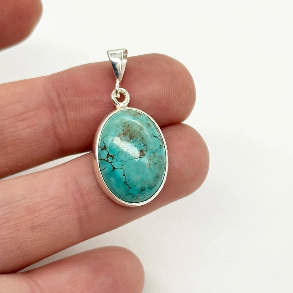 Silver pendant with Turquoise