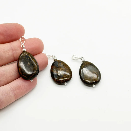 Bronzite Pendant