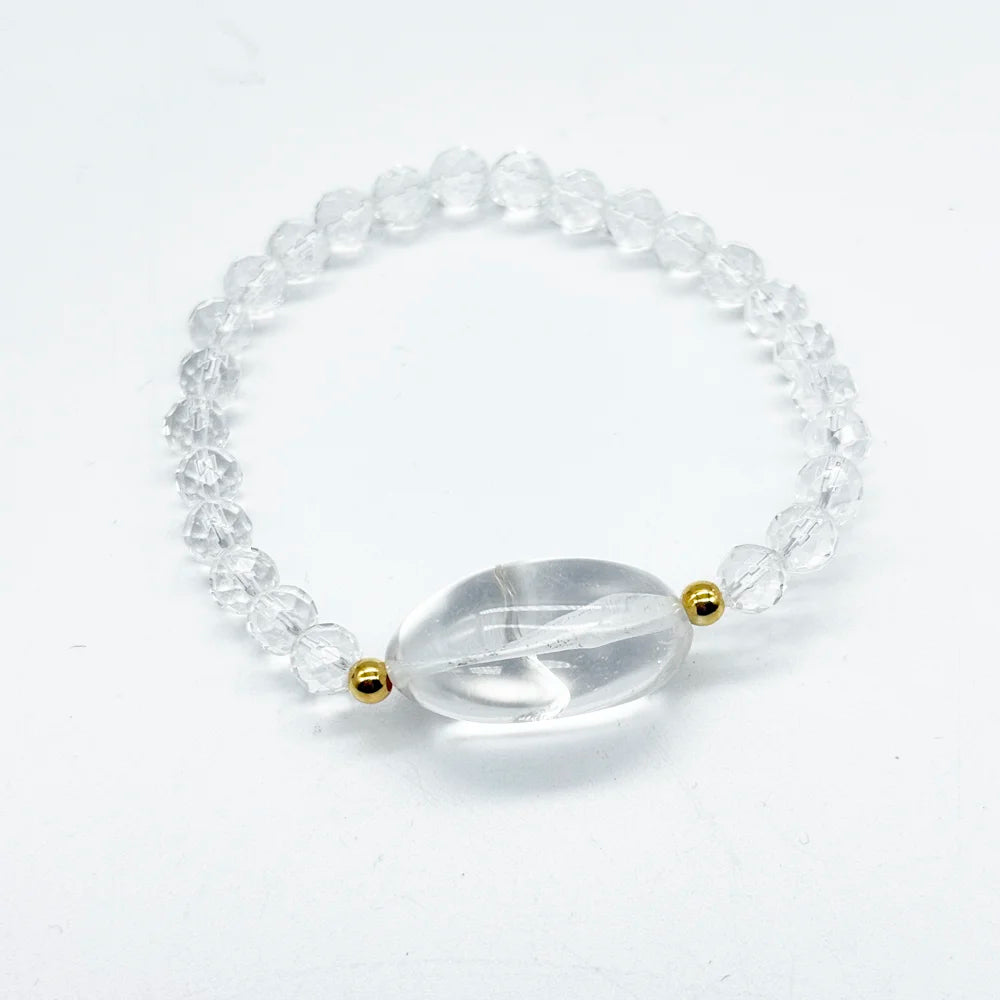 Pulsera de Cuarzo Blanco