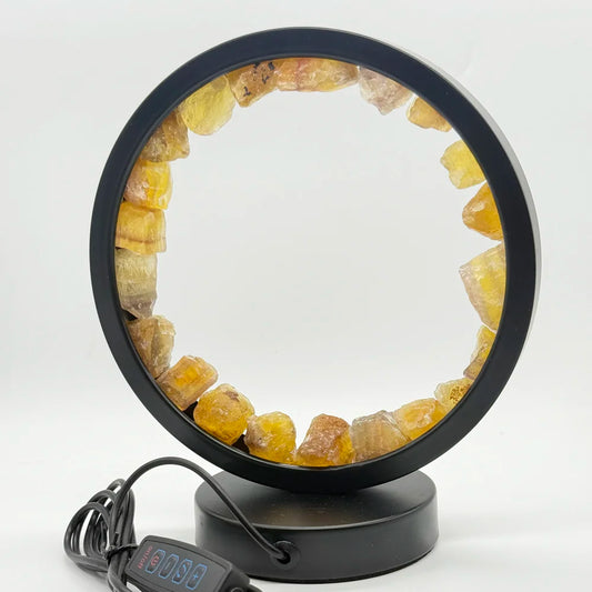 Lámpara de minerales naturales LED | Luz de calma y energía para tu espacio