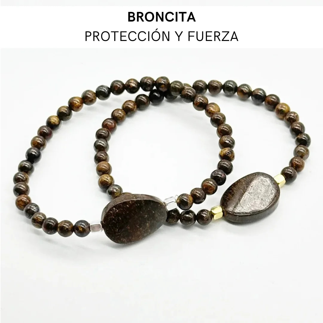 Protection bracelet with Bronzite