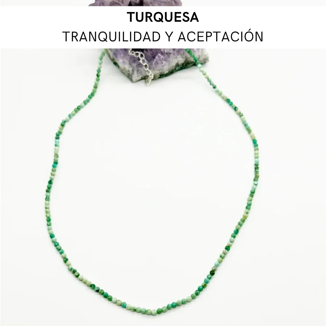 Collar finito Turquesa