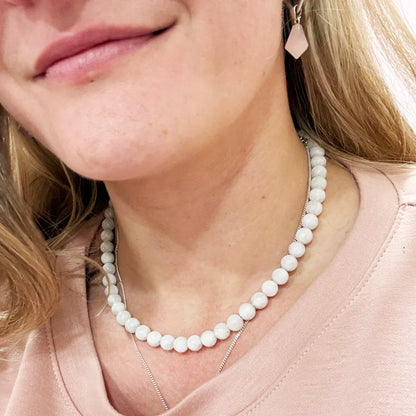 Collar de Piedra Luna Natural · Fertilidad