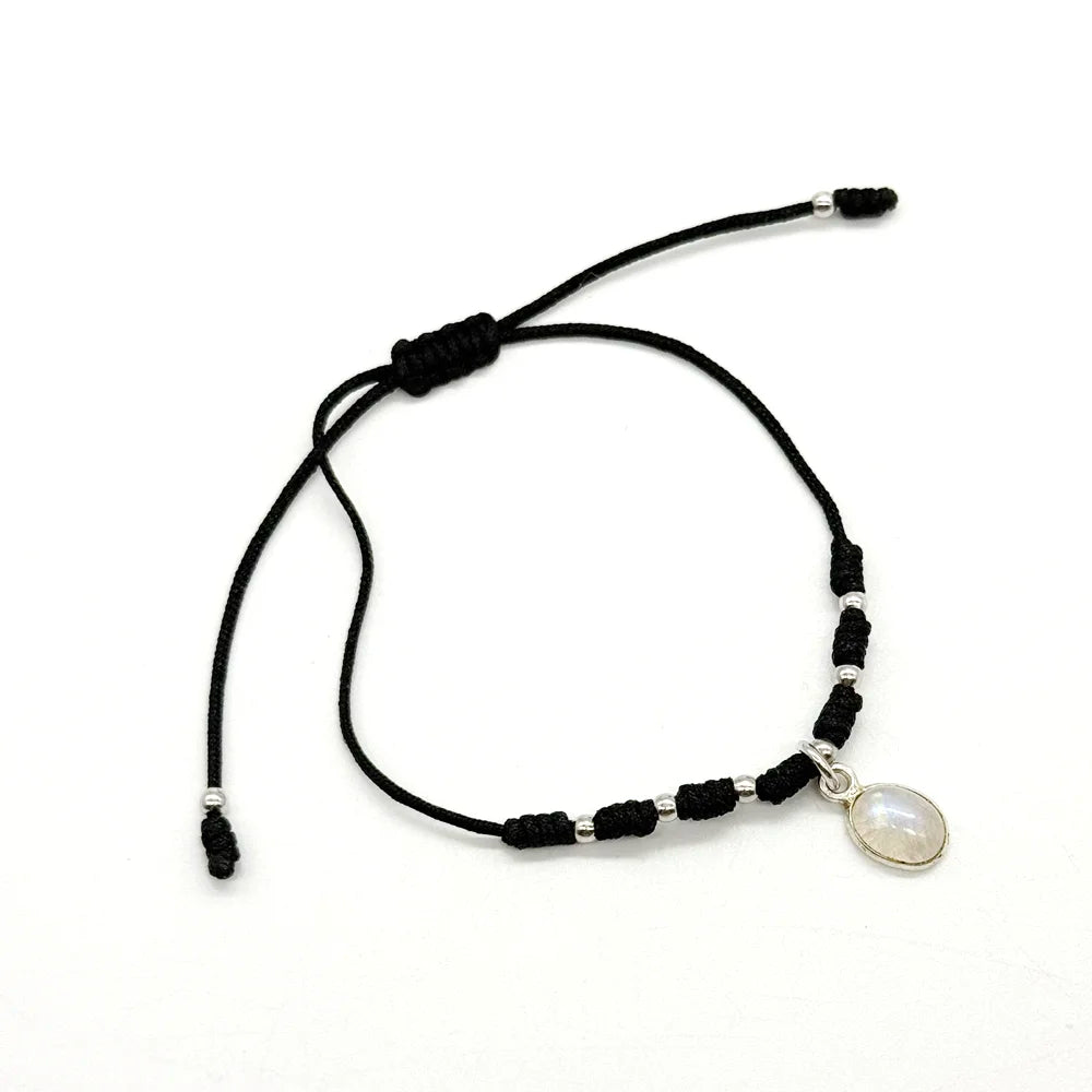 Pulsera de Hilo con Piedra luna – foto 2
