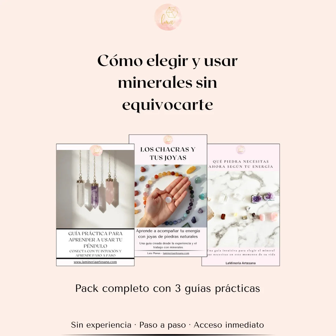 Pack completo: Cómo elegir y usar minerales sin equivocarte (3 guías prácticas)