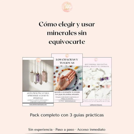 Pack completo: Cómo elegir y usar minerales sin equivocarte (3 guías prácticas)