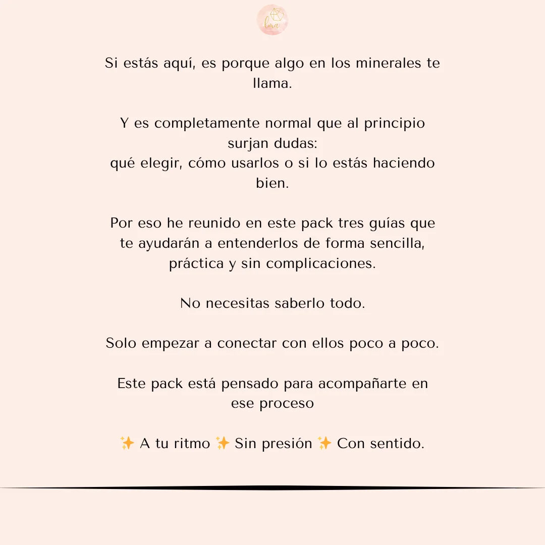 Pack completo: Cómo elegir y usar minerales sin equivocarte (3 guías prácticas)