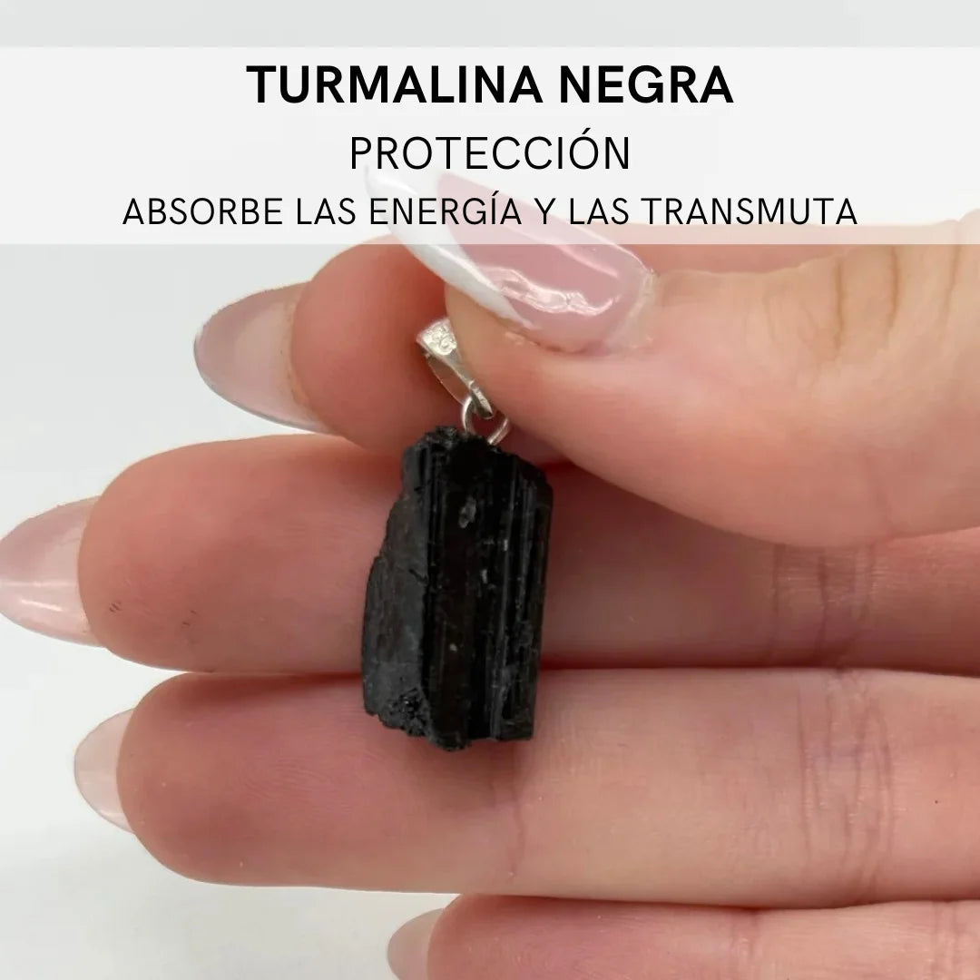 Colgante Mineral en bruto | Protrección - Fuerza - Amor
