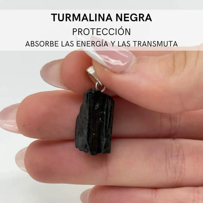 Colgante Mineral en bruto | Protrección - Fuerza - Amor