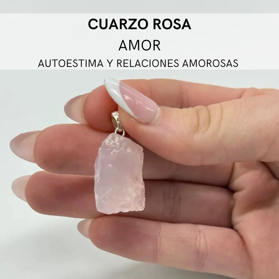 Colgante Mineral en bruto | Protrección - Fuerza - Amor