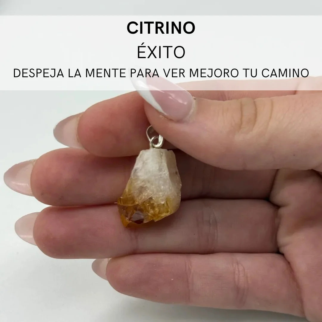 Colgante Mineral en bruto | Protrección - Fuerza - Amor