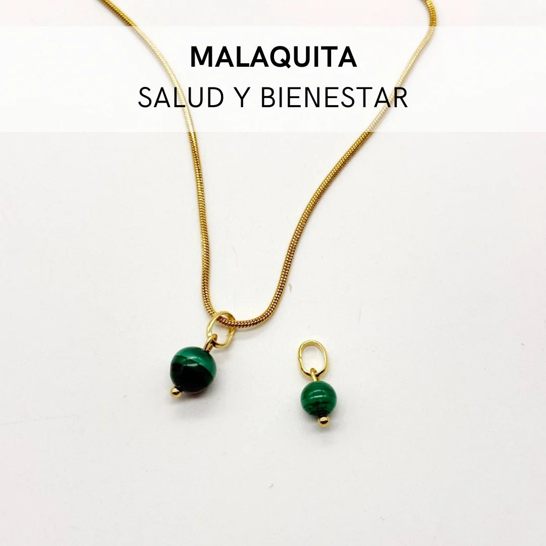 Colgante bola Malaquita | Salud