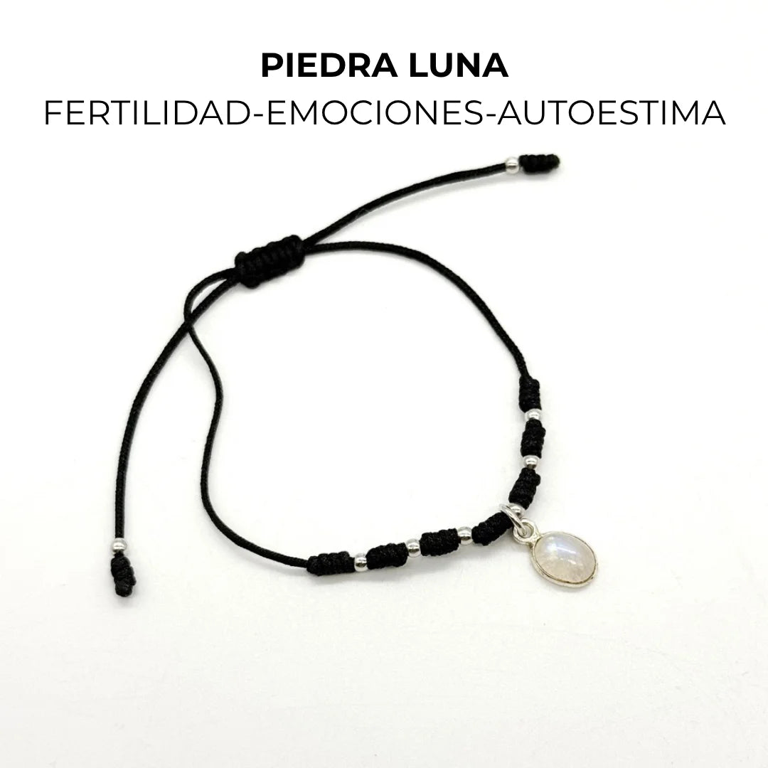 Pulsera de Hilo con Piedra luna – foto 4