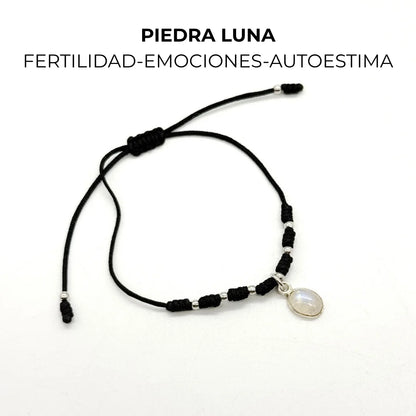 Pulsera de Hilo con Piedra luna – foto 4