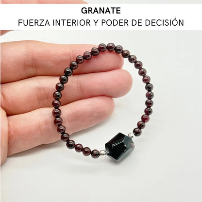 Pulsera de Granates Natural