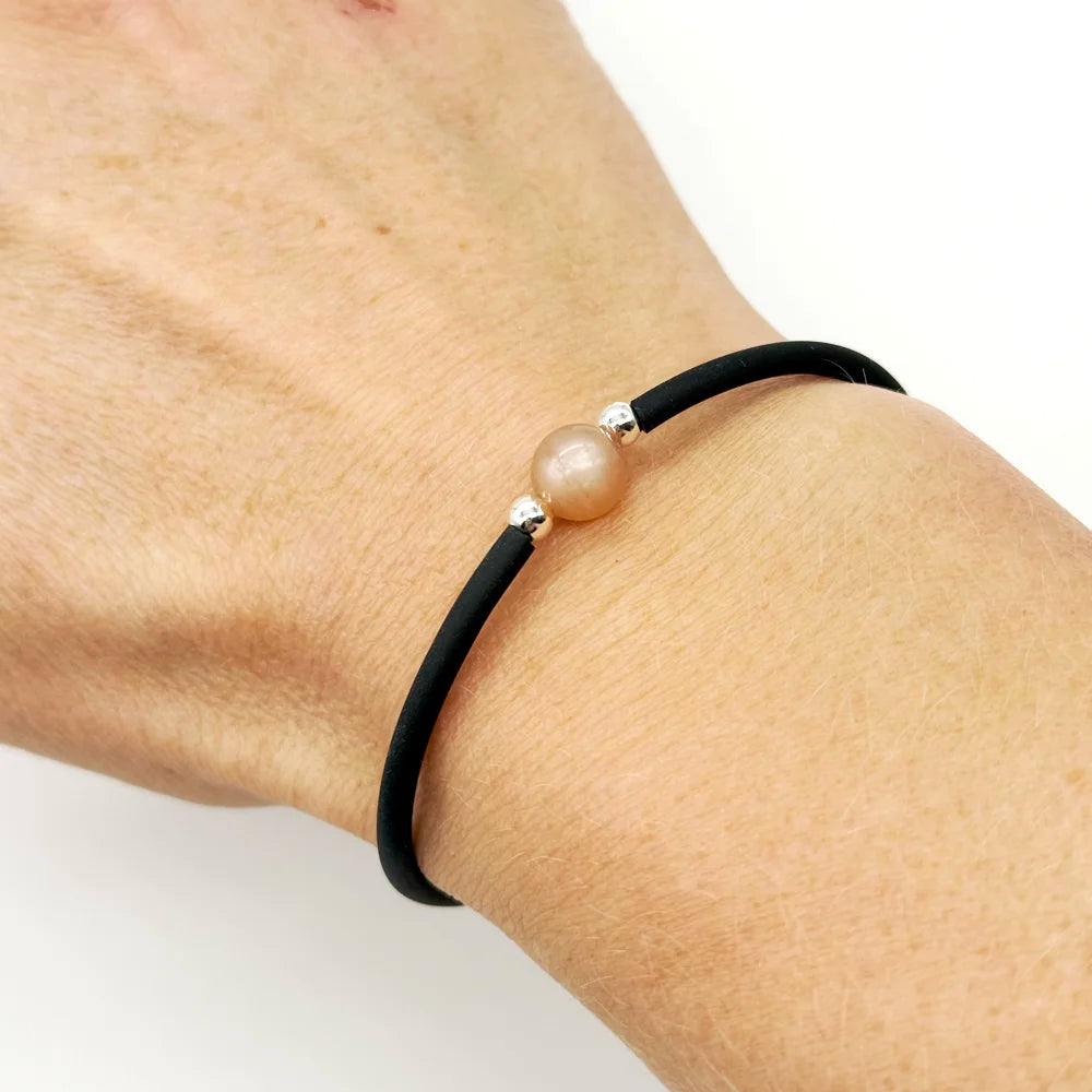 Pulsera de Piedra Sol con Neumático · Alegría y Vitalidad
