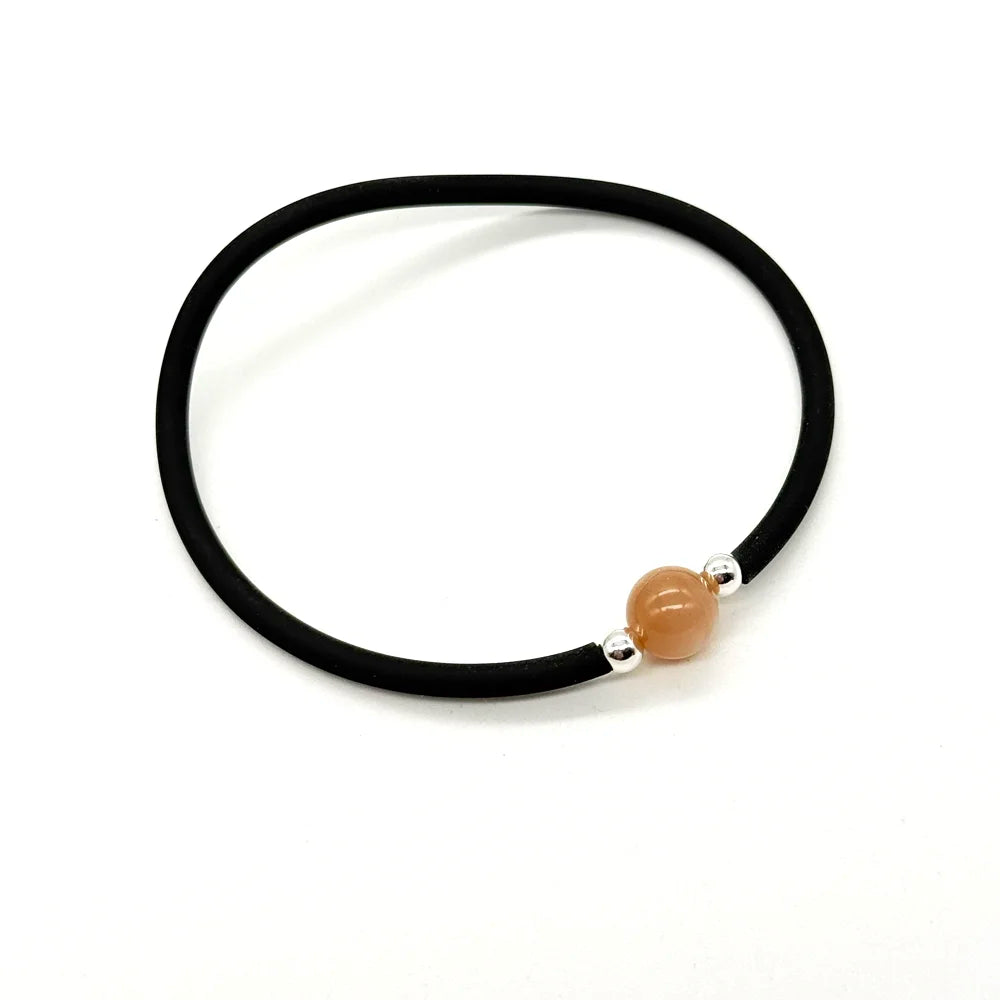 Pulsera de Piedra Sol con Neumático · Alegría y Vitalidad