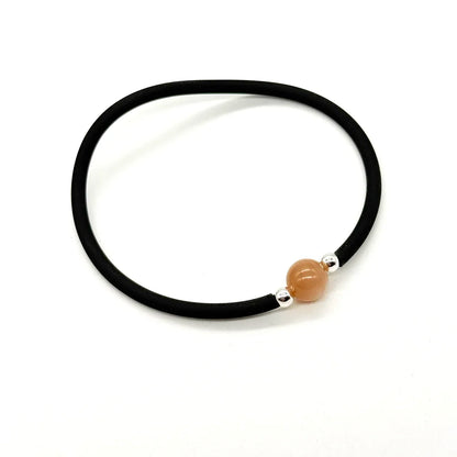 Pulsera de Piedra Sol con Neumático · Alegría y Vitalidad