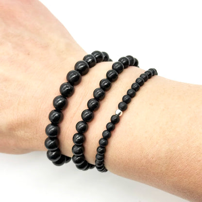 Pulsera Shungit en bolas