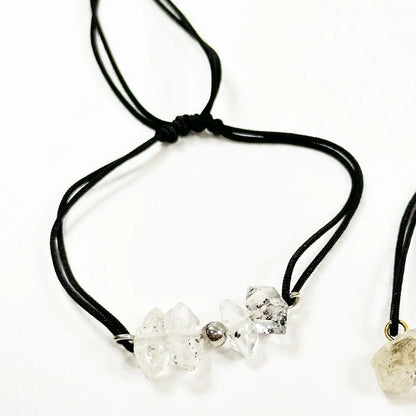 Pulsera de piedra natural Diamante Herkimer