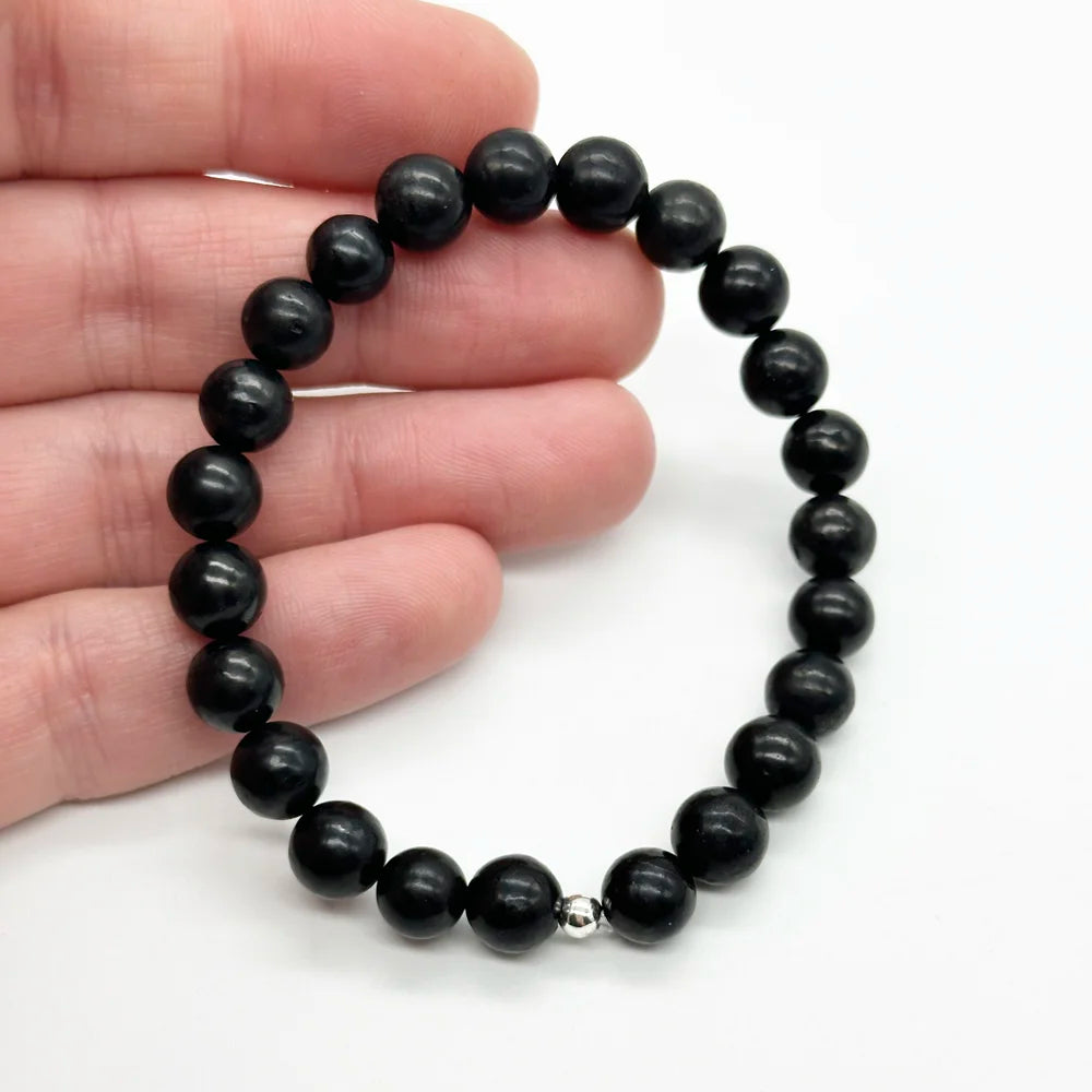 Pulsera Shungit en bolas
