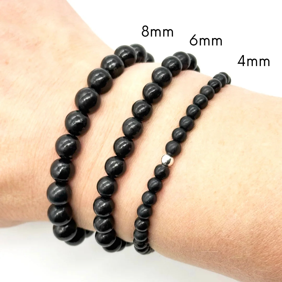 Pulsera Shungit en bolas
