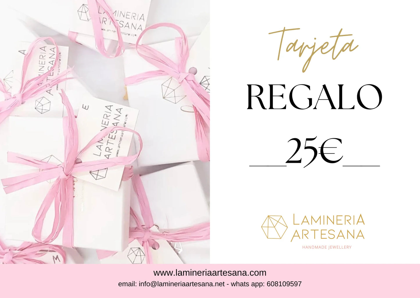 Tarjeta Regalo LaMineria Artesana