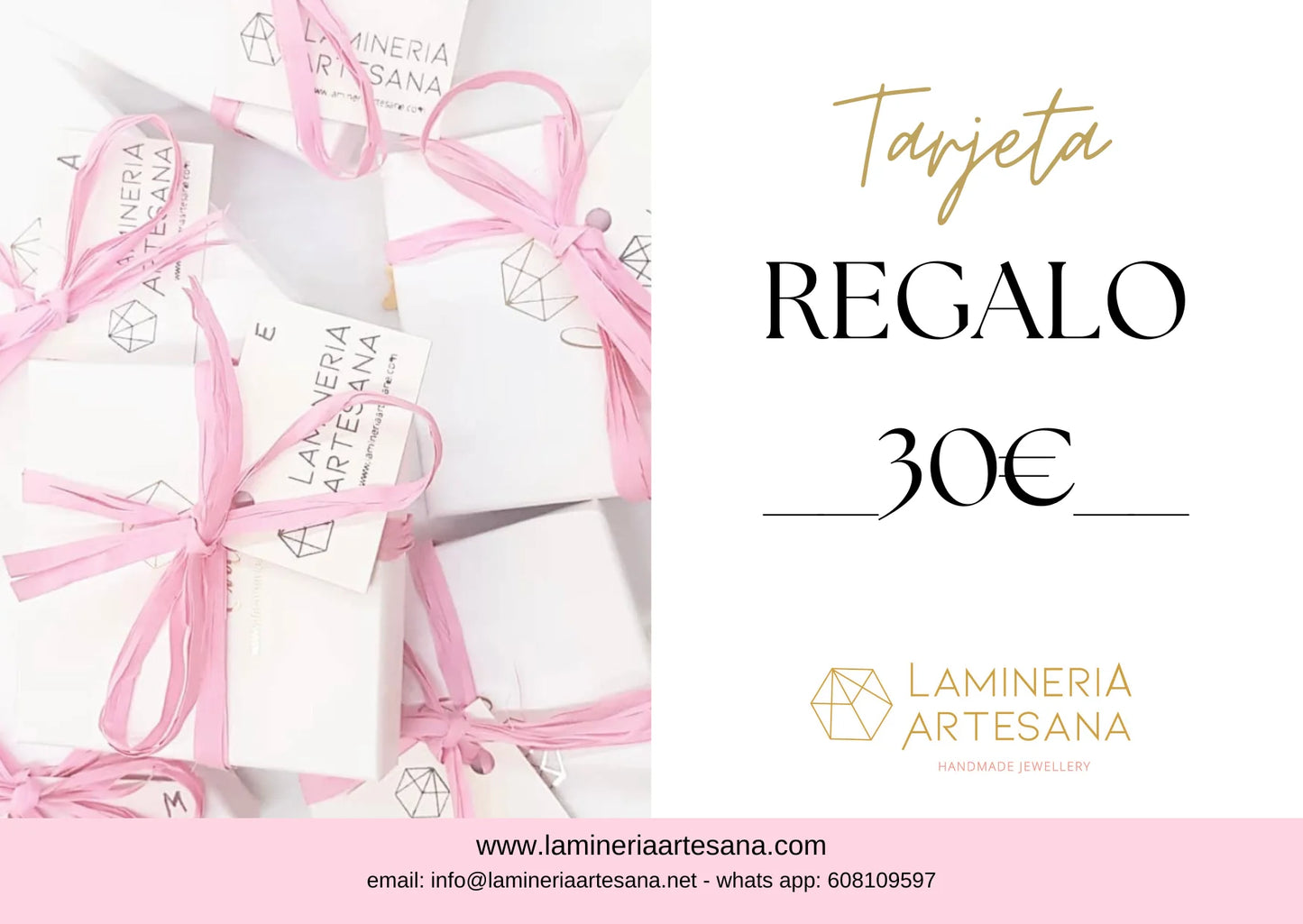 Tarjeta Regalo LaMineria Artesana
