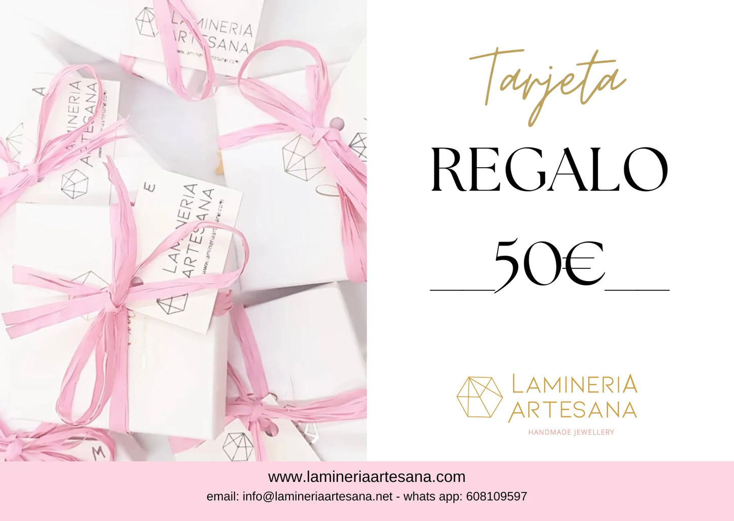 Tarjeta Regalo LaMineria Artesana