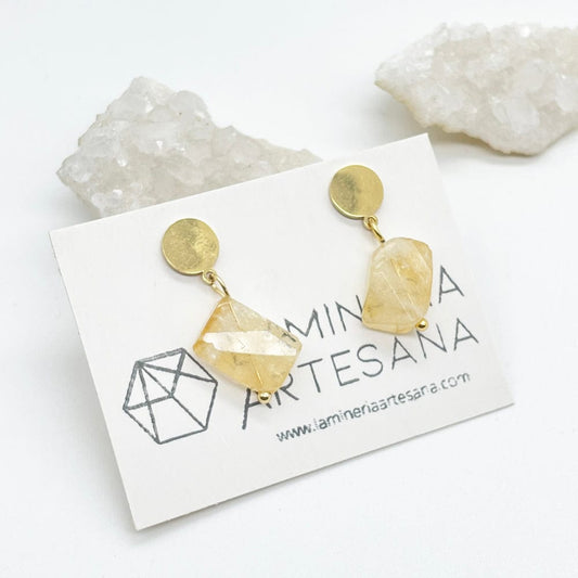 Pendientes Citrino