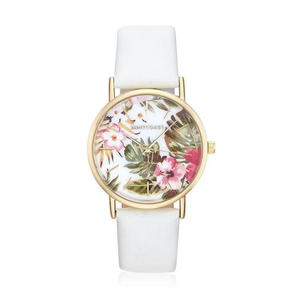 relojes de acero inoxidable, relojes de color, relojes, relojes de flores, accesorios online, mintcoast