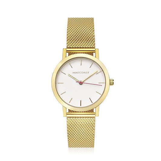 relojes de correa, reloj metalico, reloj acero inoxidable, watches stanless steel, relojes, accesorios de moda, Mintcoast, reloj blanco